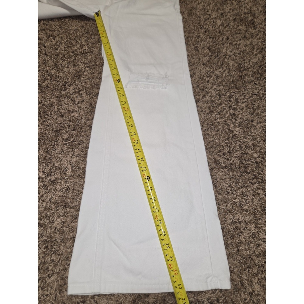 NWT Women's White Wide-Leg Jeans Size 30x33.5 Summer Preppy - Picture 10 of 15